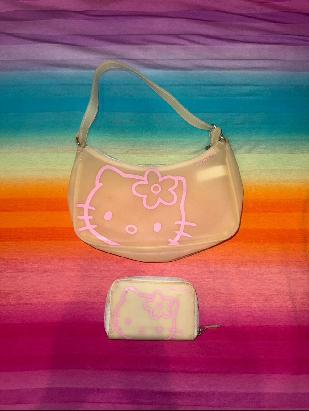 2005 Sanrio Hello Kitty Jelly Purse & Wallet